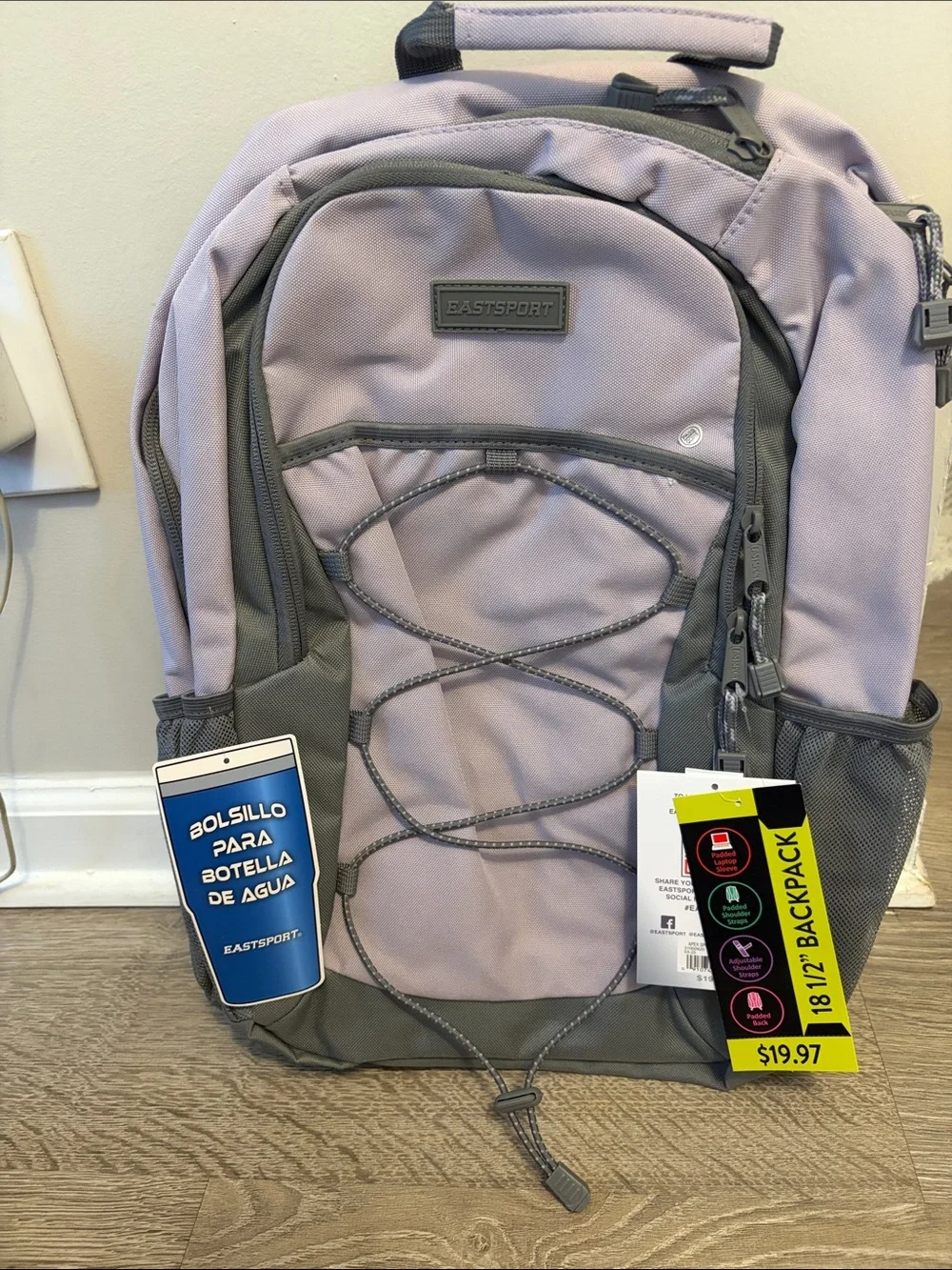 Eastsport Lavender and Gray 18.5